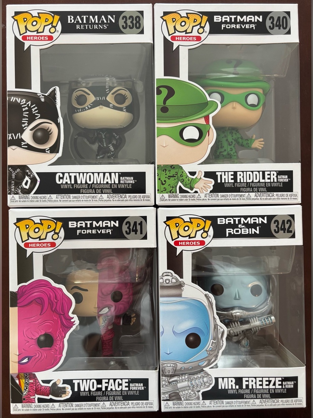 FUNKO POP! HEROES DC COMICS LOT OF 4 FUNKO POPS